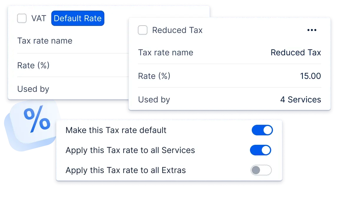 A photo showing tax management in Trafft