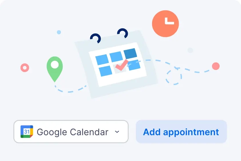 add appointment to calendar for customers