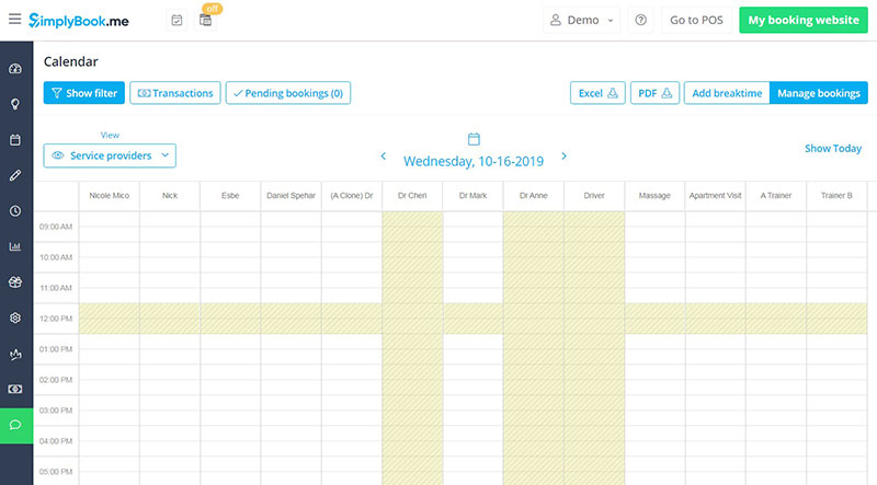 SimplyBook.me - online doctor appointment scheduling