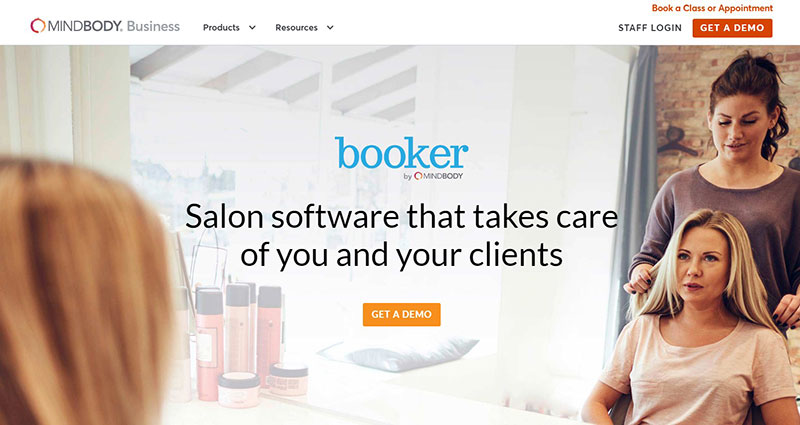 Booker by MINDBODY–Hair salon software.