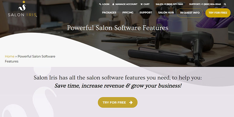 Salon Iris Software