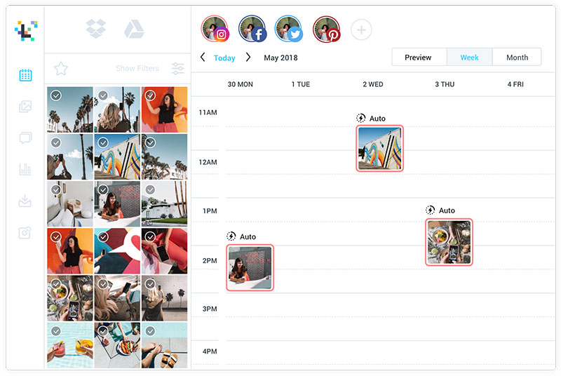 Later social media app for hairstylists