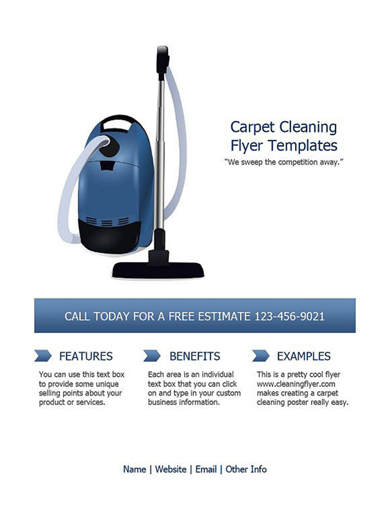 Carpet Cleaning Flyer