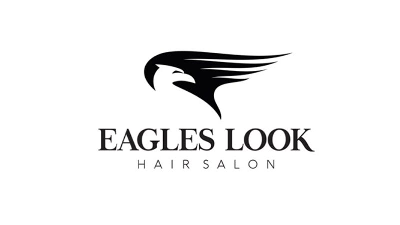 eagles look hair salon logo