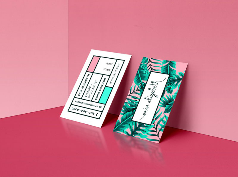 hair stylist business cards examples