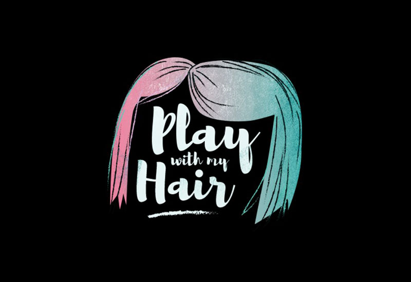 hair logo by luz diaz