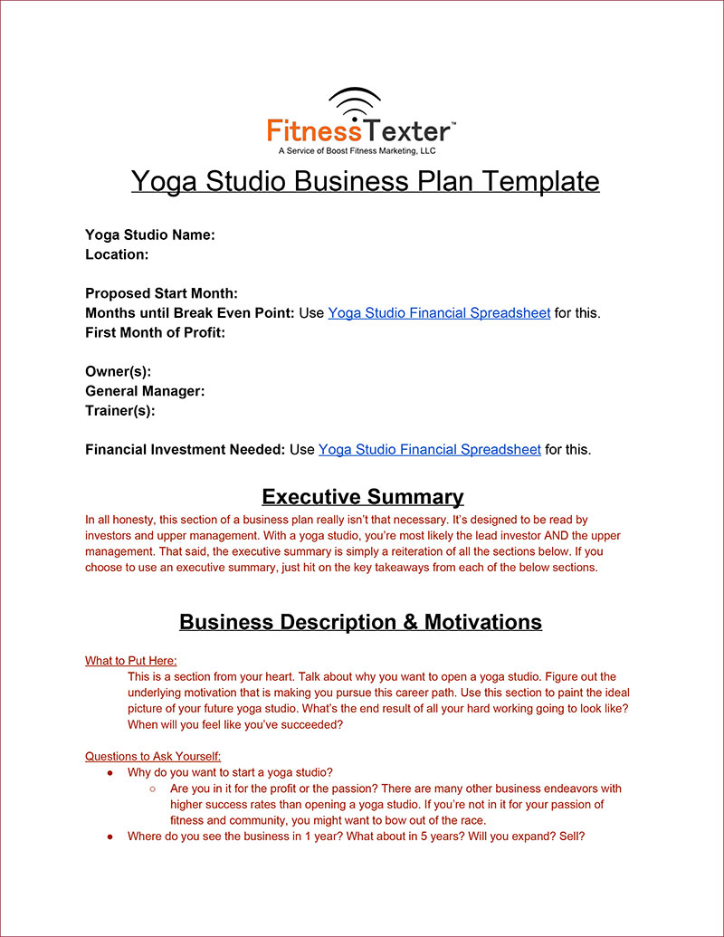 How To Write A Personal Training Business Plan (+Bonus Templates) For personal training cancellation policy template