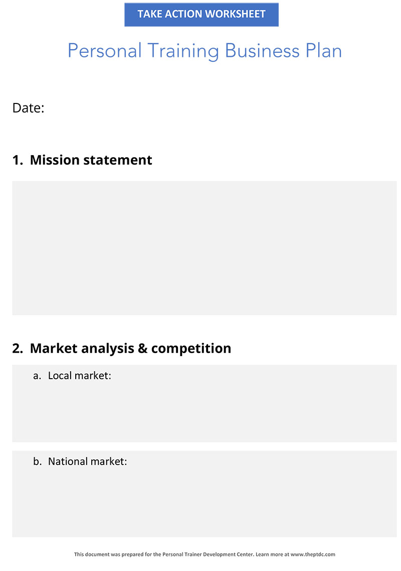How To Write A Personal Training Business Plan (+Bonus Templates)