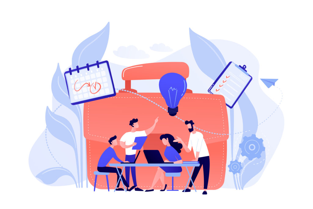 illustration of a salon business plan