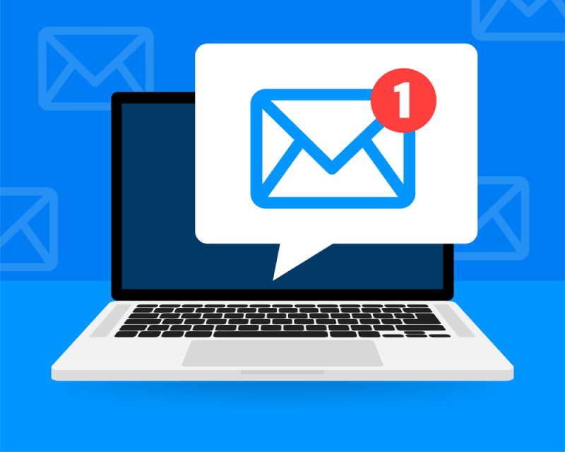 an illustration of reminder email