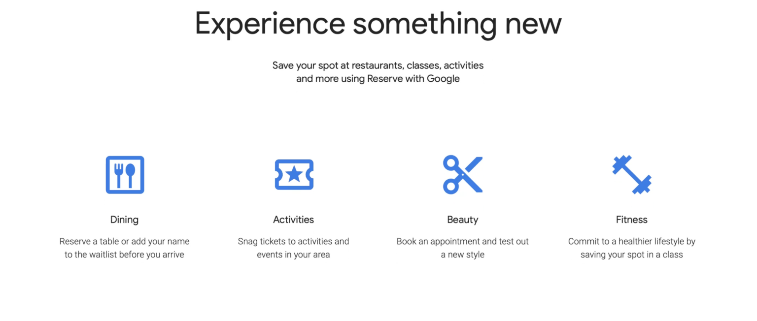 Reserve with google everything you need to know trafft
