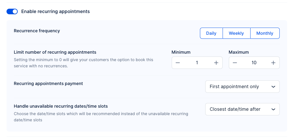 One of the best scheduling hacks - how to enable recurring appointments in Trafft