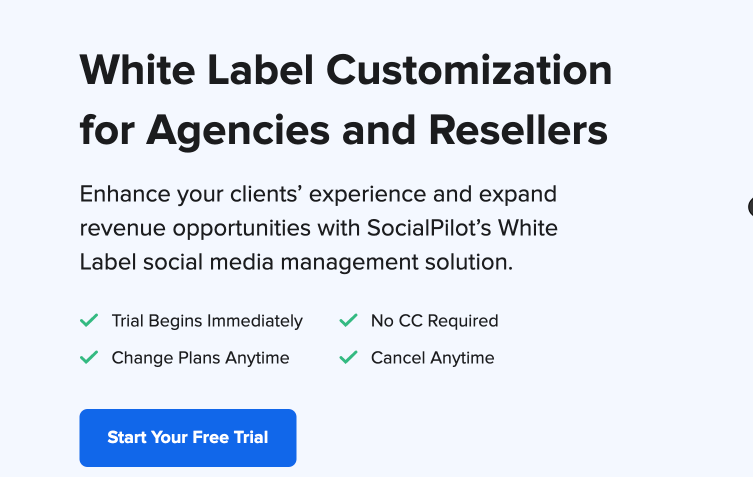 SocialPilot white label software screenshot