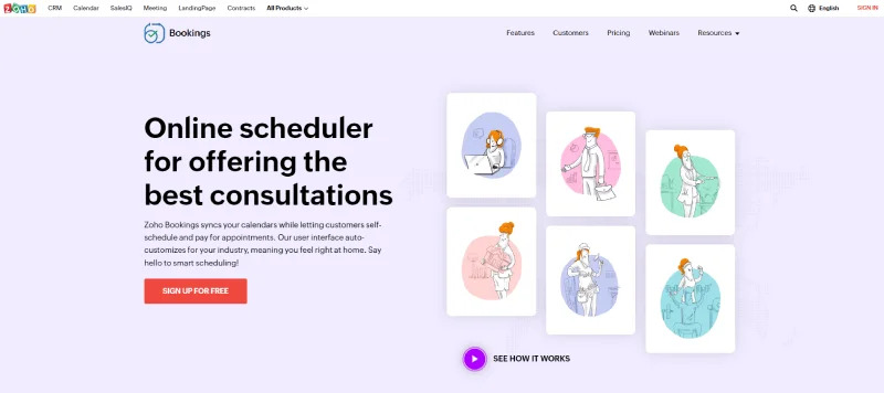 Zoho Bookings - Best inside the Zoho ecosystem
