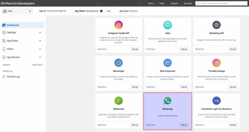 WhatsApp Integration - Trafft