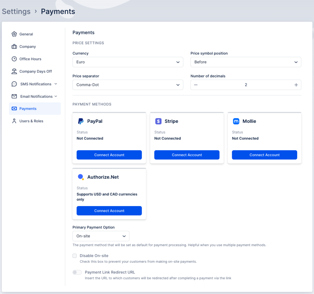 trafft payment system 