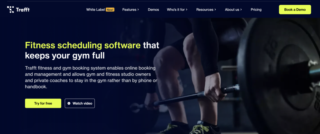 Trafft is the perfect booking software if you need help on how to get online personal training clients