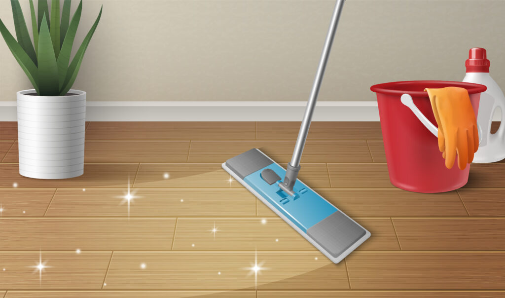 starting a home cleaning business illustration