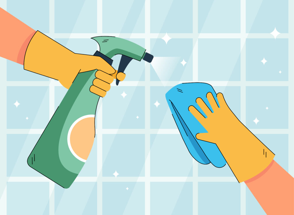 opening a home cleaning business illustration