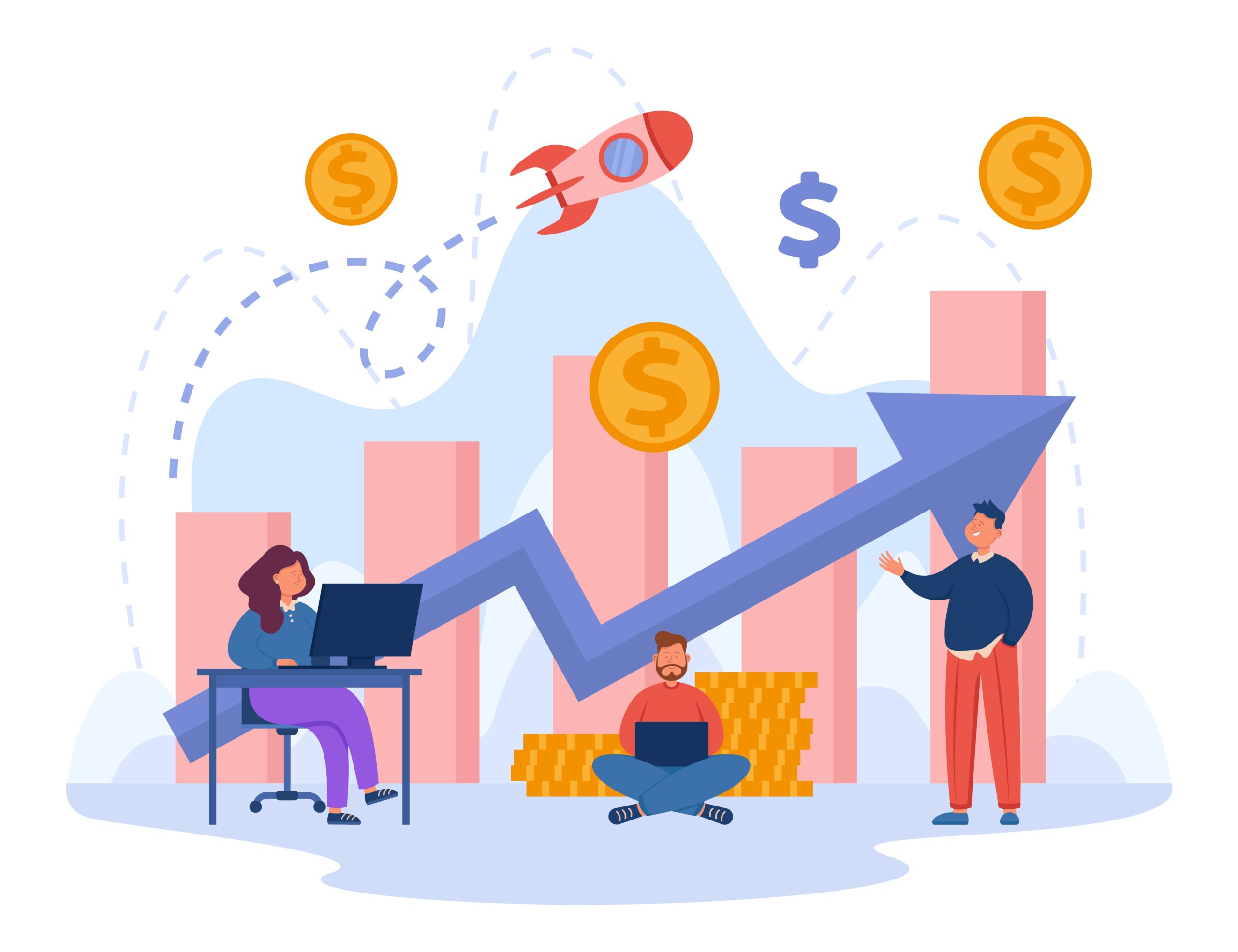 Increased revenue illustration