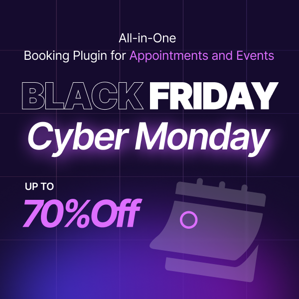 wp Amelia black friday and cyber monday deal