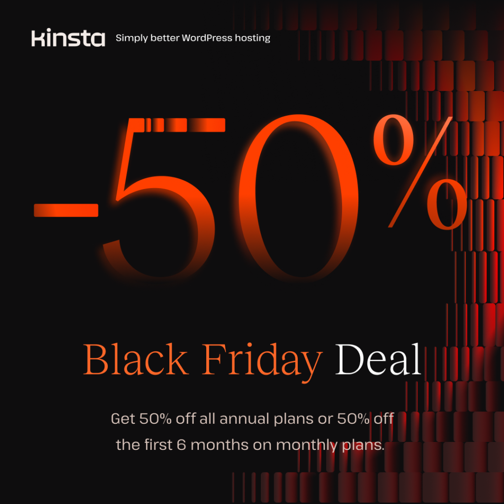 kinsta black friday deal