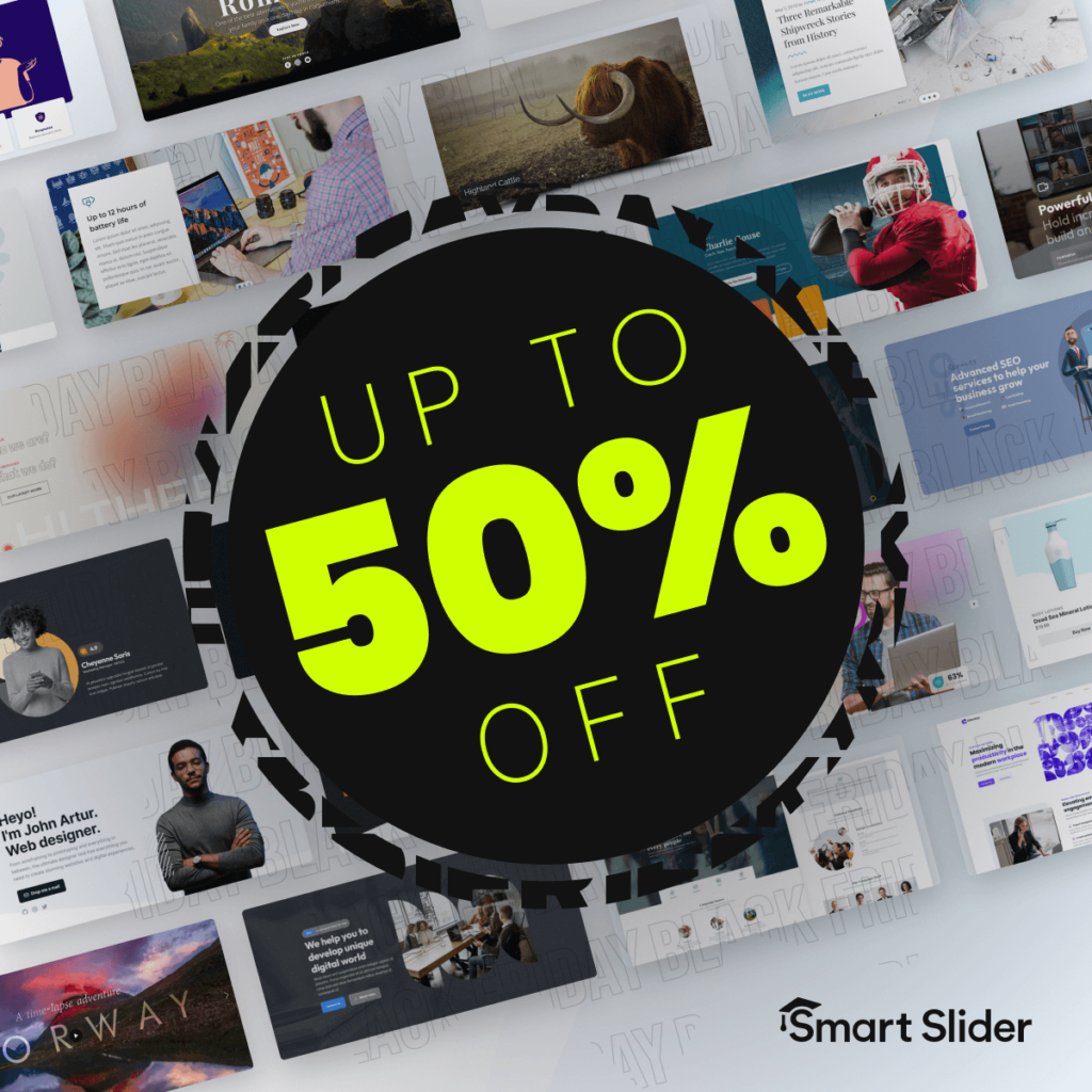 smart slider black friday deal