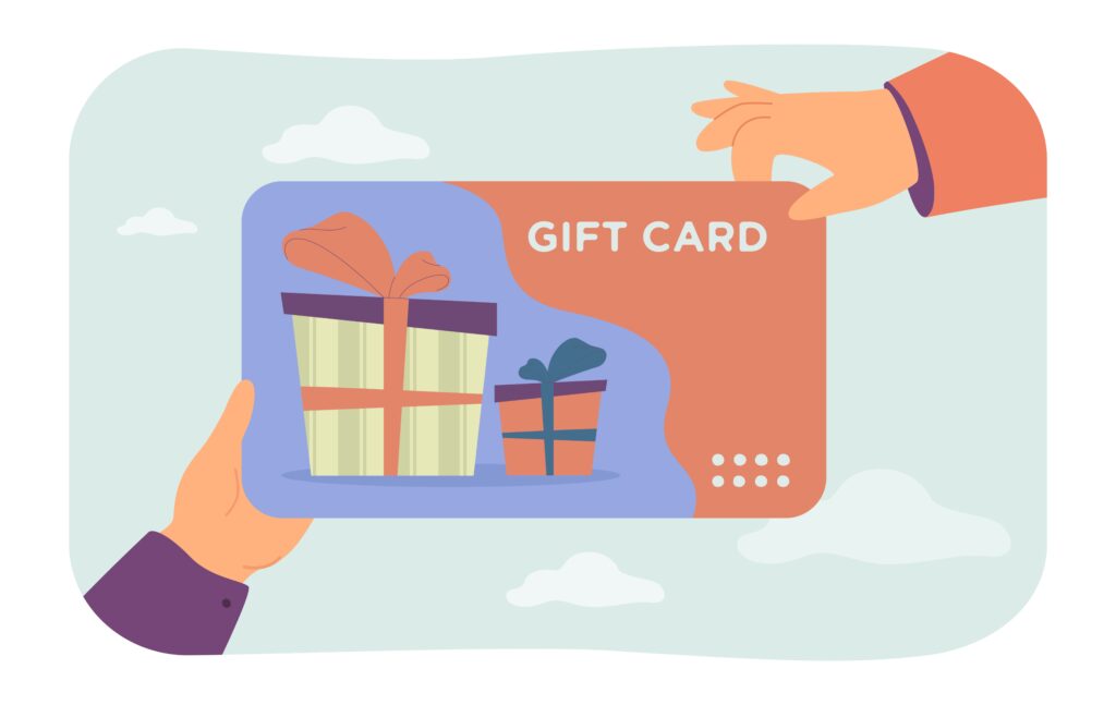 how to build client loyalty with gift cards