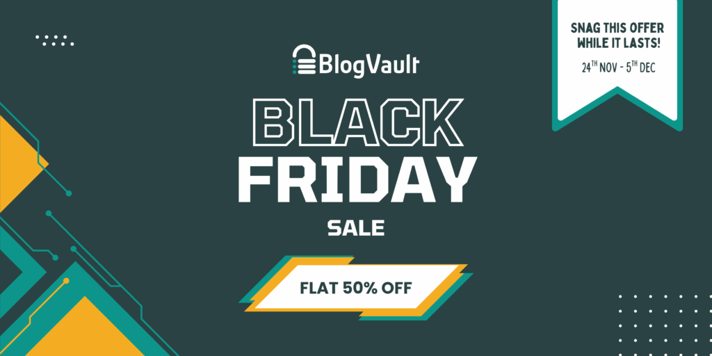 BlogVault black friday deal