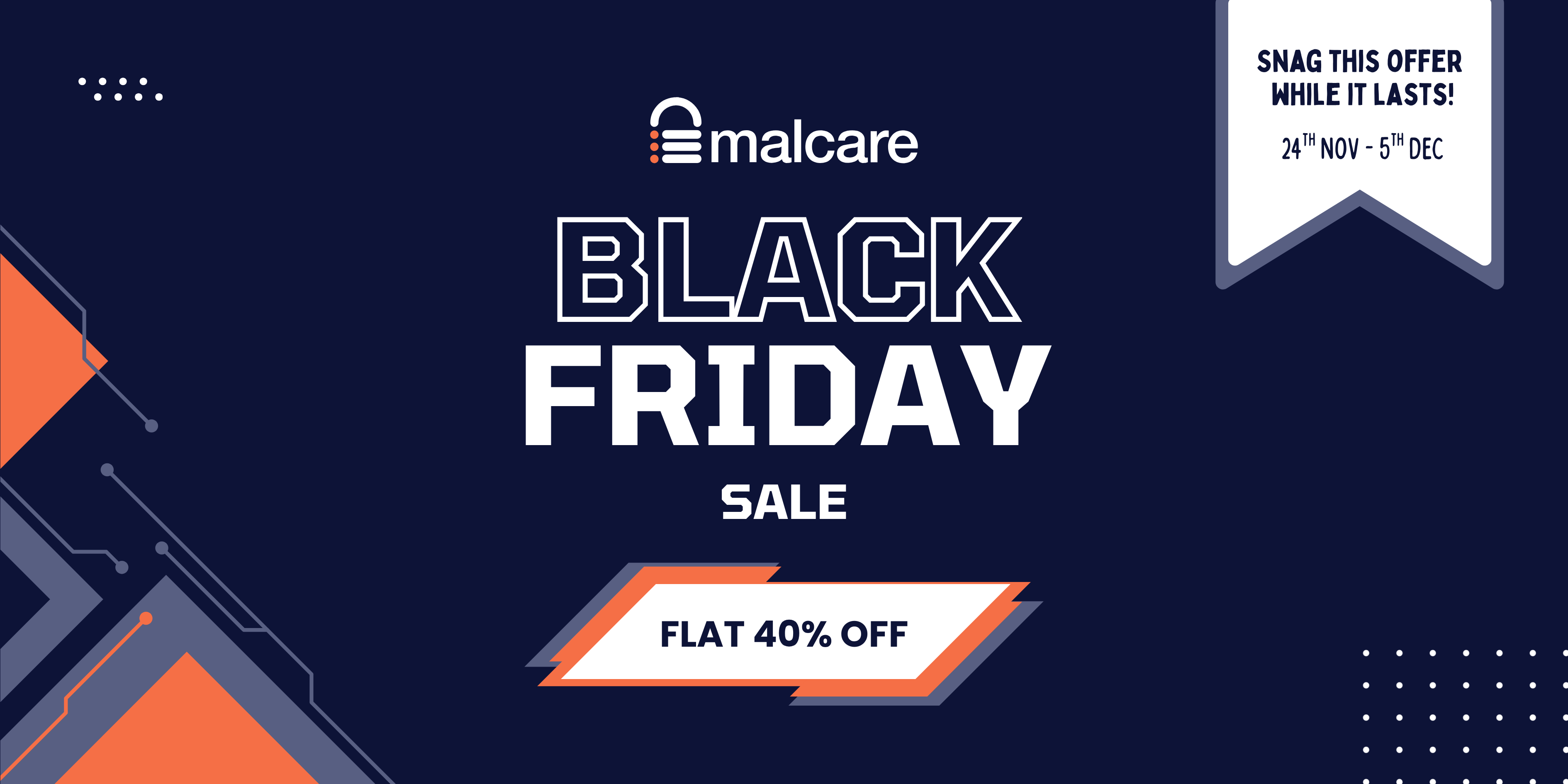 MalCare black friday offer