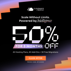 Cloudways black friday promo