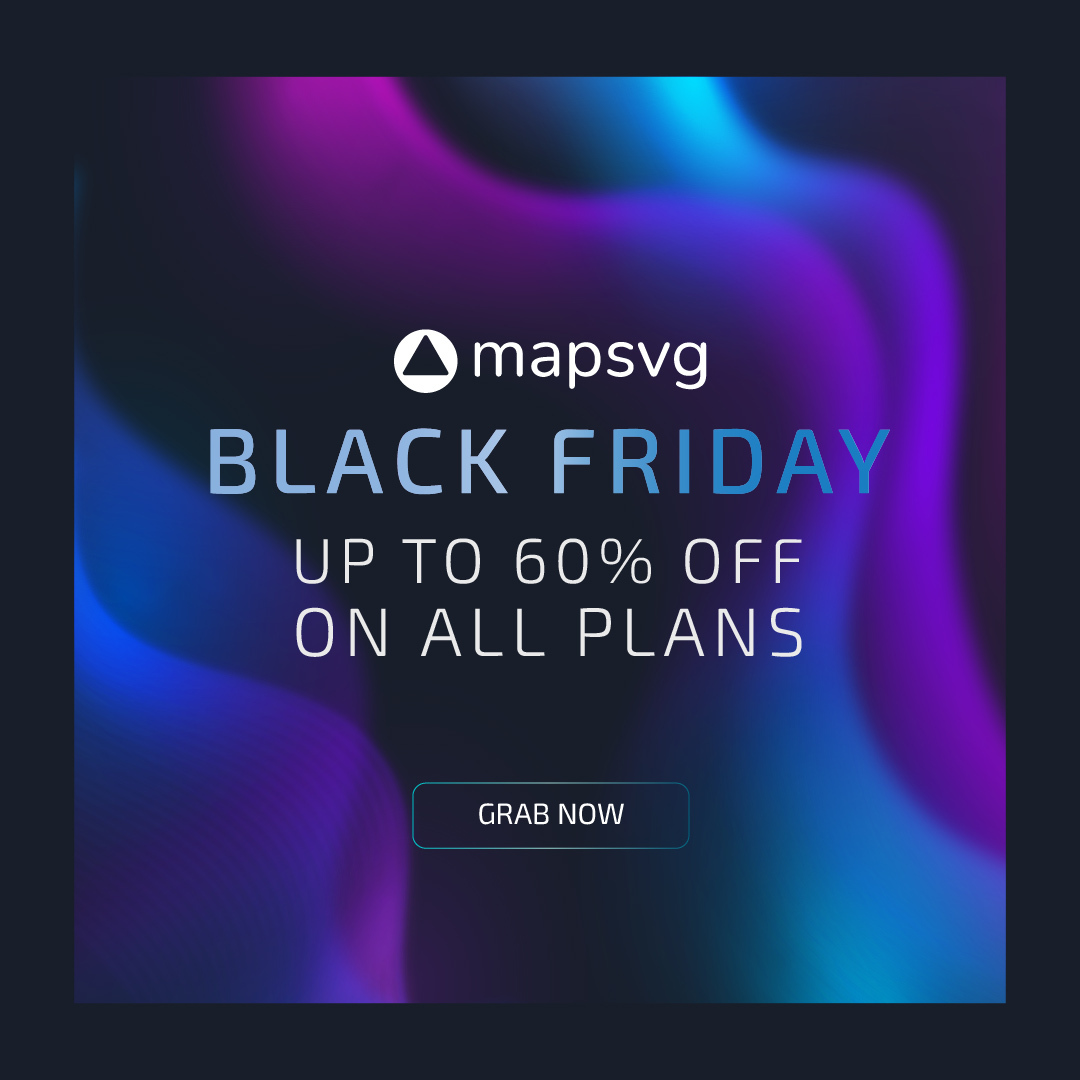 Map SVG black friday and cyber monday deal