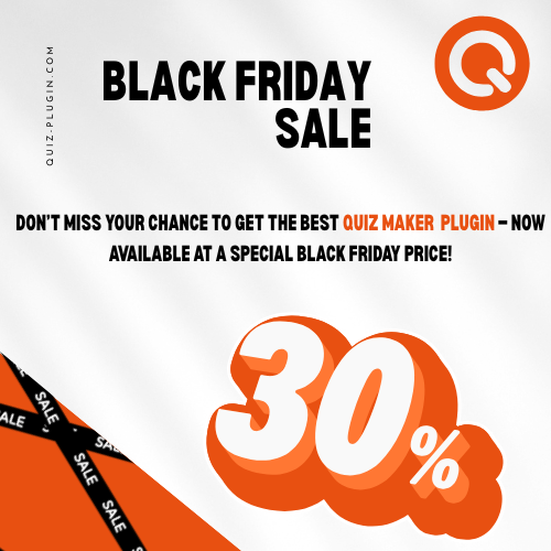 Quiz Maker black friday sale