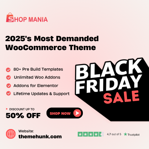 Shop Mania black friday deal