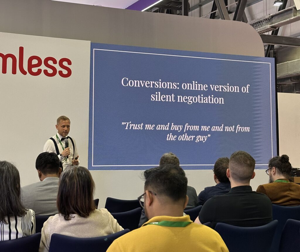 trafft ceo presenting at seamless